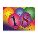 Happy 18th Birthday! Postcard