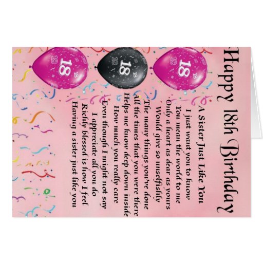 happy-18th-birthday-sister-poem-greeting-card-zazzle