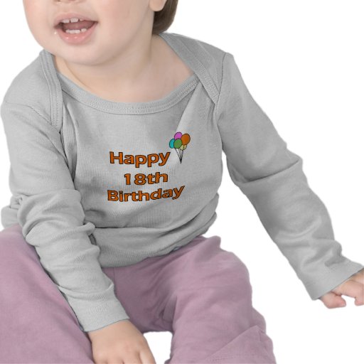 happy 18th birthday tshirt zazzle happy 18th birthday tshirt zazzle