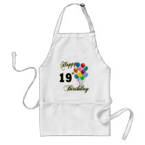 Happy 19th Birthday Merchandise Apron
