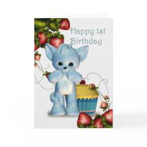 Happy 1st Birthday Boy cards