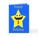 Happy 1st Birthday Card