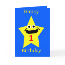 Happy 1st Birthday Card by Rajee1 Happy 1st Birthday Card