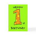 Happy 1st birthday cards by jsoh Happy 1st birthday cards
