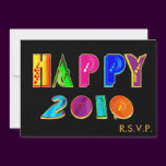 HAPPY 2010 Invitation card for New Year Parties