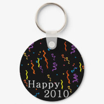 Happy 2010 New Years Keychain by JoniceC Happy 2010 New Years Keychain