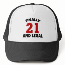 Happy 21 Birthday Hat