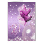 Happy 21st birthday balloons bright cards