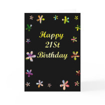 Happy 21St Birthday cards by TheStampStore Happy 21St Birthday cards