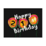 Happy 21st Birthday Colorful Balloons Postcards