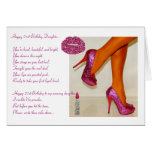 Happy 21st Birthday to a daughter Greeting Card