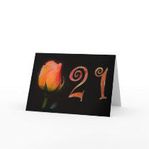 Happy 21st Birthday twentyfirst twentyone 21 21st Card