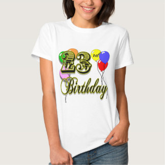 23rd birthday t shirts