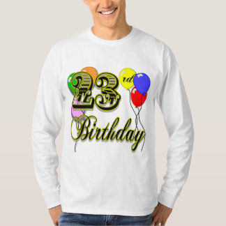 23rd birthday t shirts