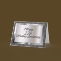 Happy 25th Wedding Anniversary cards by TheStampStore Happy 25th Wedding Anniversary cards