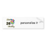 Happy 26th Birthday Gifts with Balloons Bumper Sticker