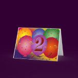 Happy 2nd Birthday Balloons