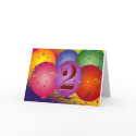 Happy 2nd Birthday Balloons cards by perfectpostage Happy 2nd Birthday Balloons cards