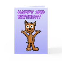 Happy 2nd Birthday Card cards