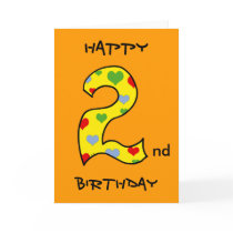 Happy 2nd Birthday cards