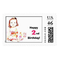 Happy 2nd Birthday! Stamp