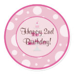 Happy 2nd Birthday Sticker