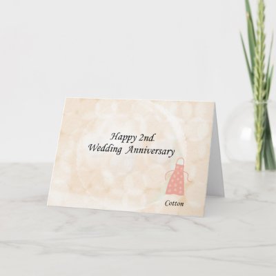  Wedding Anniversary Gifts on Happy 2nd  Wedding Anniversary Cards From Zazzle Com