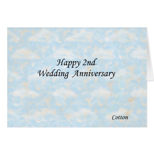 happy 2nd wedding anniversary card zazzle happy 2nd wedding anniversary card zazzle