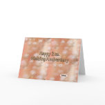 Happy 2nd. Wedding Anniversary Cotton Cards