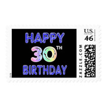 Happy 30th Birthday Postage Stamp