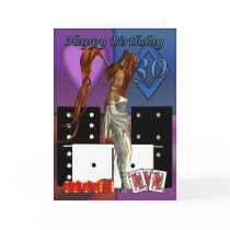 Happy 30th Birthday to a beutiful deva cards