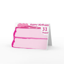 Happy 31st Birthday cards
