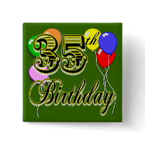 Happy 35th Birthday Gifts Button