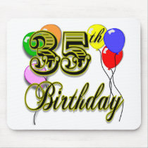 Happy 35th Birthday Gifts Mouse Pads
