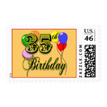 Happy 35th Birthday Gifts Postage Stamps
