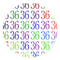 Happy 36th Birthday stickers by stikstikly Happy 36th Birthday stickers