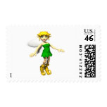 Happy-3D-Faerie Postage Stamps