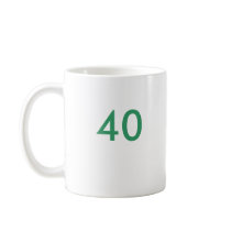 Happy 40th Birthday, 40 mugs by PS_DESIGNS Happy 40th Birthday, 40 mugs