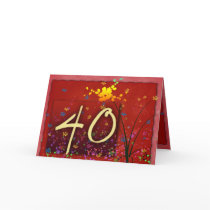 Happy 40th Birthday! Cards