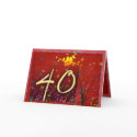 Happy 40th Birthday! card