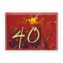 Happy 40th Birthday! Postcards