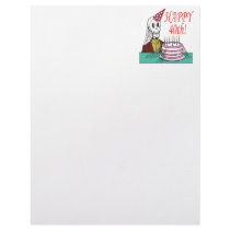 Happy 40th custom letterhead