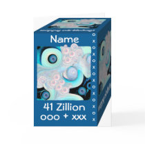 Happy 41st Birthday - 41 Zillion Hugs & Kisses Cards