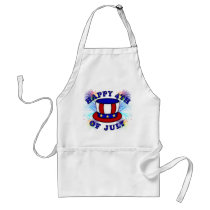 Happy 4th July Crackers Aprons