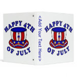 Happy 4th of July Vinyl Binder