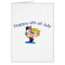 Happy 4th Of July (Boy) Cards