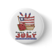 Happy 4th of July Pin