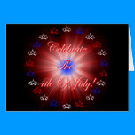 Happy 4th of July Greeting Card cards