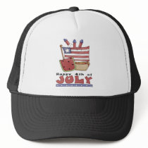 Happy 4th of July Trucker Hat