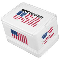 Happy 4th of July Igloo Ice Chest at Zazzle